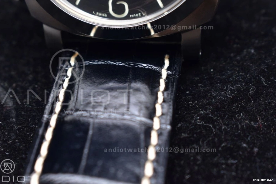 Strap with Superlumed Edition XF H Leather Trendy A6497 1:1 Dial Y-Incabloc PAM217 993 Black Best on 1119